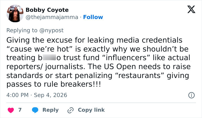 US Open Influencers Kicked Out Within Hours After Posting Photo They Never Thought Would Get Them In Trouble US Open Influencers Kicked Out Within Hours After Posting Photo They Never Thought Would Get Them In Trouble