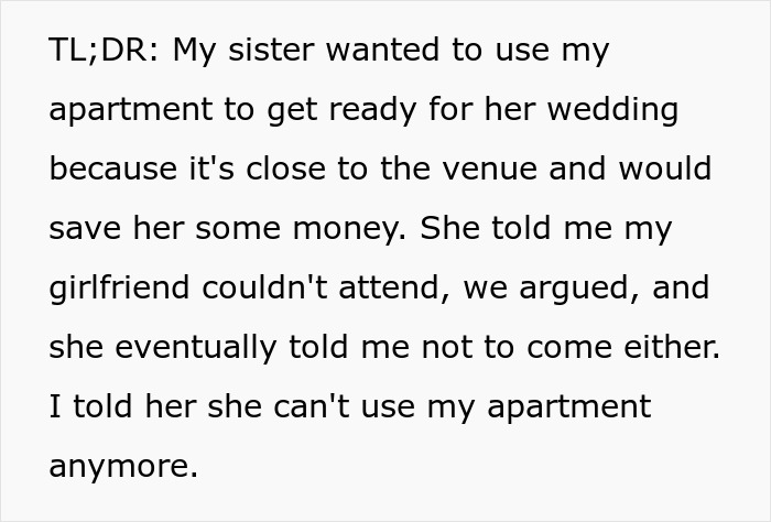 Bride Hates Sibling’s Girlfriend, Shocked They Refuse To Be A Part Of Her Wedding