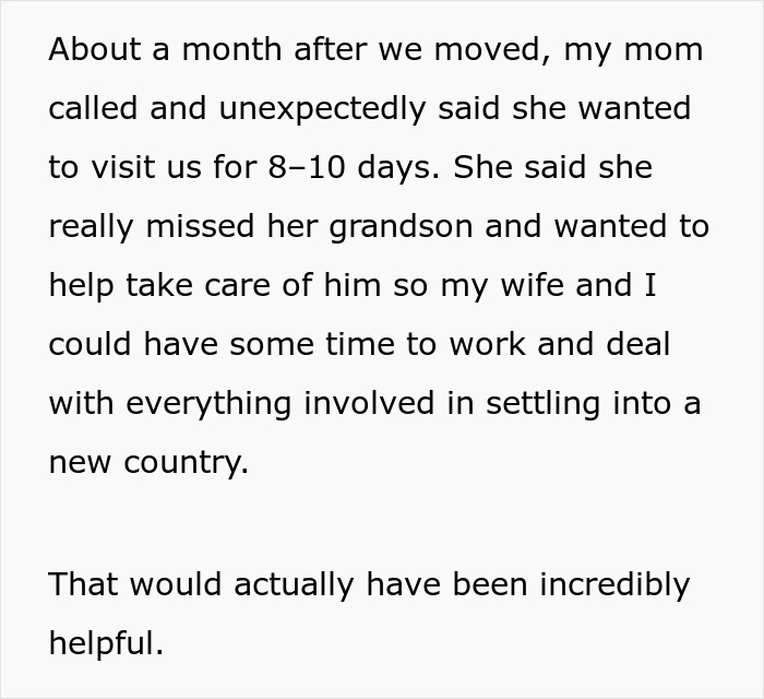 Mom Thinks Her Son And His Wife Should Live By Her Rules While She’s Visiting