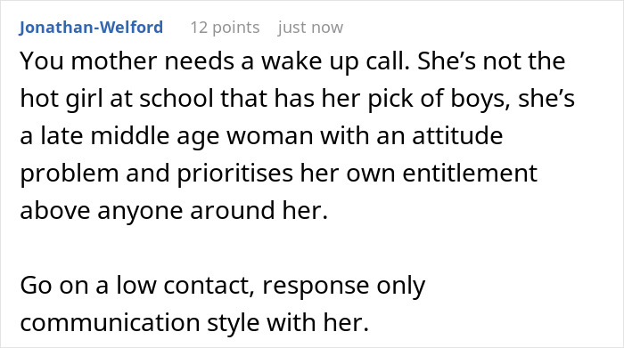 Mom Thinks Her Son And His Wife Should Live By Her Rules While She’s Visiting