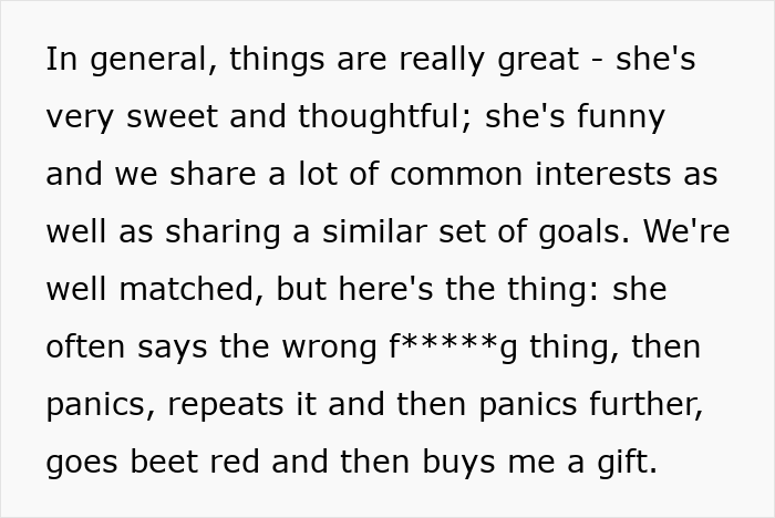 Guy Shares His Girlfriend’s Weird Quirk, Doesn’t Know If He Can Get Over It Guy Shares His Girlfriend’s Weird Quirk, Doesn’t Know If He Can Get Over It