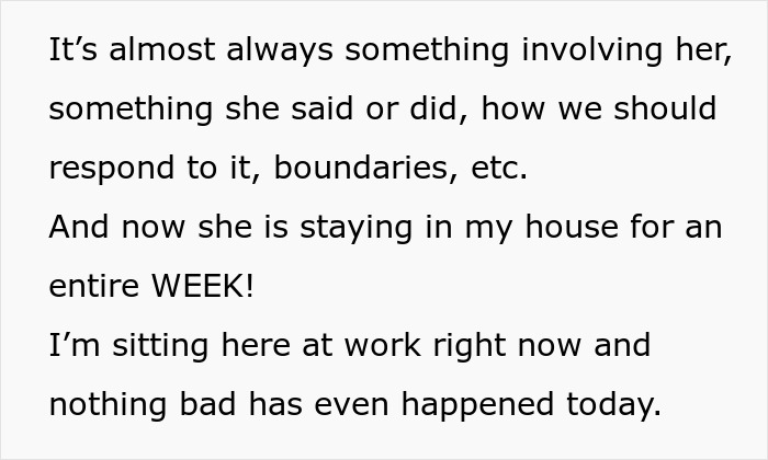 Woman Starts Getting Anxiety Before Insufferable MIL Even Arrives And It Wasn&rsquo;t For Nothing