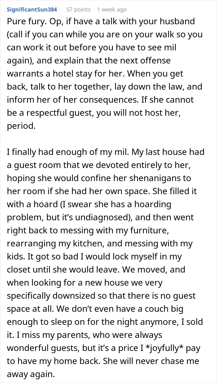 Woman Starts Getting Anxiety Before Insufferable MIL Even Arrives And It Wasn&rsquo;t For Nothing