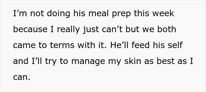 Woman&rsquo;s Husband Pressures Her To Rake Despite Her Allergy, Then She Refuses To Cook For Him