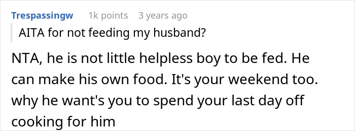 Woman&rsquo;s Husband Pressures Her To Rake Despite Her Allergy, Then She Refuses To Cook For Him