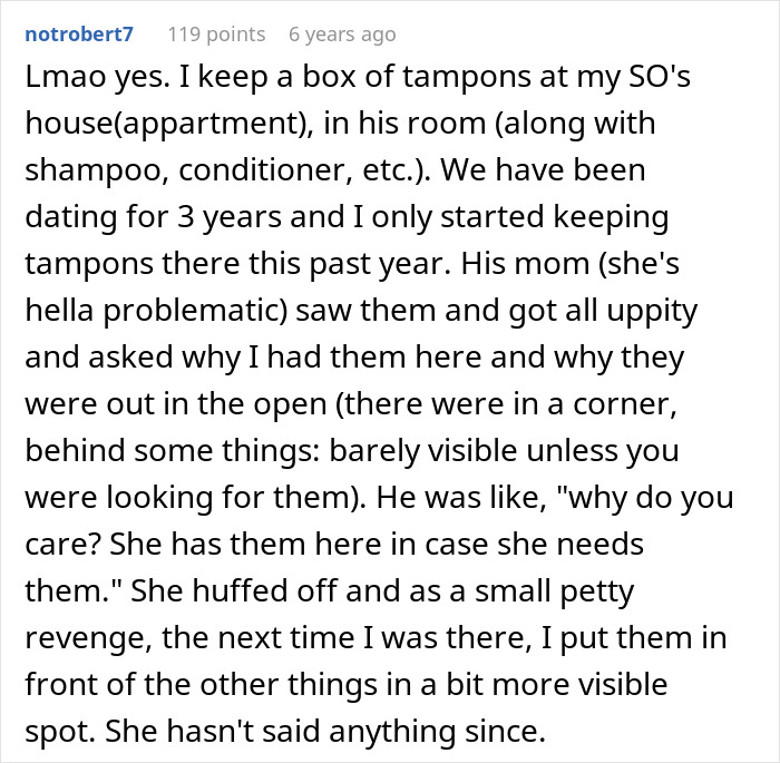 Teen Can’t Stand Her Boyfriend’s Flirty Friend Taking Her Tampons, Plots A Very Petty Revenge Teen Can’t Stand Her Boyfriend’s Flirty Friend Taking Her Tampons, Plots A Very Petty Revenge
