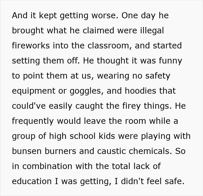 Chauvinist Teacher Turns Student’s Life Nightmarish, She Makes Sure High School Gets Rid Of Him Chauvinist Teacher Turns Student’s Life Nightmarish, She Makes Sure High School Gets Rid Of Him