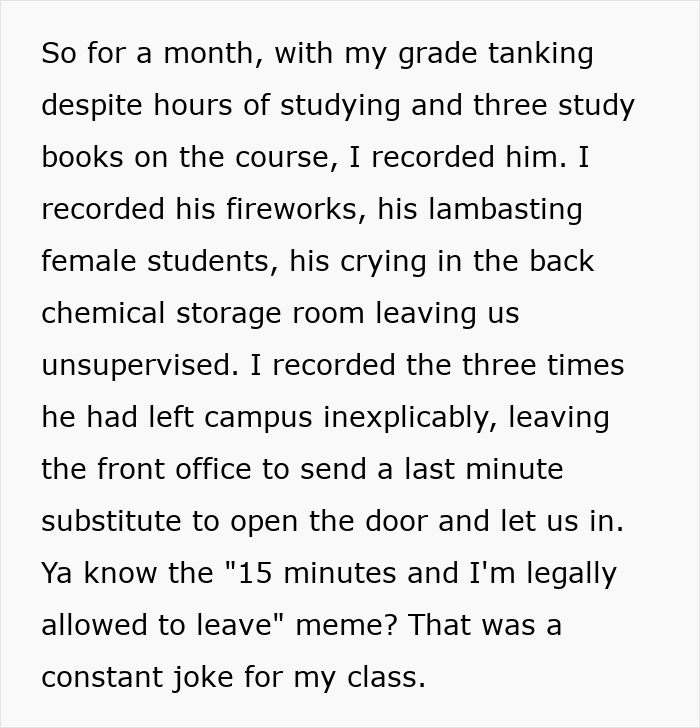 Chauvinist Teacher Turns Student’s Life Nightmarish, She Makes Sure High School Gets Rid Of Him Chauvinist Teacher Turns Student’s Life Nightmarish, She Makes Sure High School Gets Rid Of Him