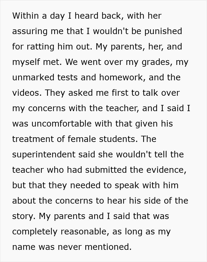 Chauvinist Teacher Turns Student’s Life Nightmarish, She Makes Sure High School Gets Rid Of Him Chauvinist Teacher Turns Student’s Life Nightmarish, She Makes Sure High School Gets Rid Of Him