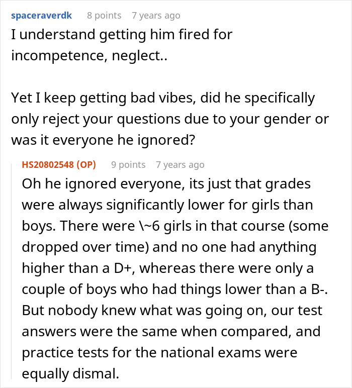 Chauvinist Teacher Turns Student’s Life Nightmarish, She Makes Sure High School Gets Rid Of Him Chauvinist Teacher Turns Student’s Life Nightmarish, She Makes Sure High School Gets Rid Of Him