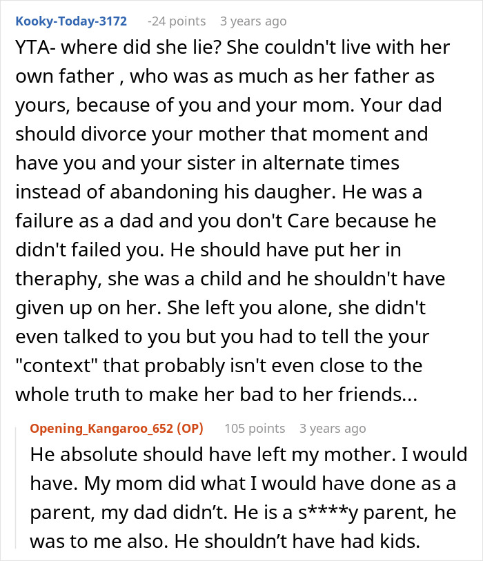 Bully Half-Sis Tells Friends She Was Homeless And Shunned By Sibling, Shocked When The Truth Comes Out Bully Half-Sis Tells Friends She Was Homeless And Shunned By Sibling, Shocked When The Truth Comes Out