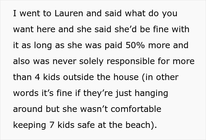 Woman Brings A Nanny On Vacation So She Can Relax, SIL Sees Free Childcare And Starts Making Plans Woman Brings A Nanny On Vacation So She Can Relax, SIL Sees Free Childcare And Starts Making Plans