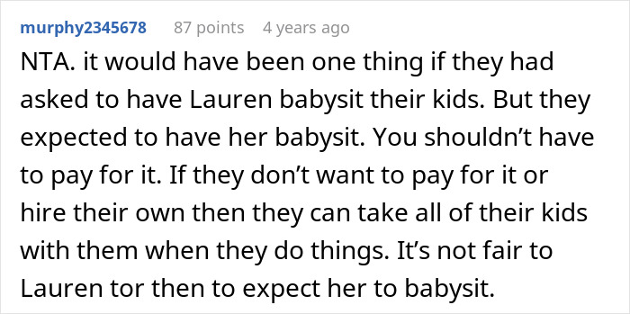 Woman Brings A Nanny On Vacation So She Can Relax, SIL Sees Free Childcare And Starts Making Plans Woman Brings A Nanny On Vacation So She Can Relax, SIL Sees Free Childcare And Starts Making Plans