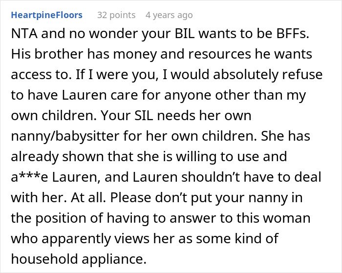 Woman Brings A Nanny On Vacation So She Can Relax, SIL Sees Free Childcare And Starts Making Plans Woman Brings A Nanny On Vacation So She Can Relax, SIL Sees Free Childcare And Starts Making Plans