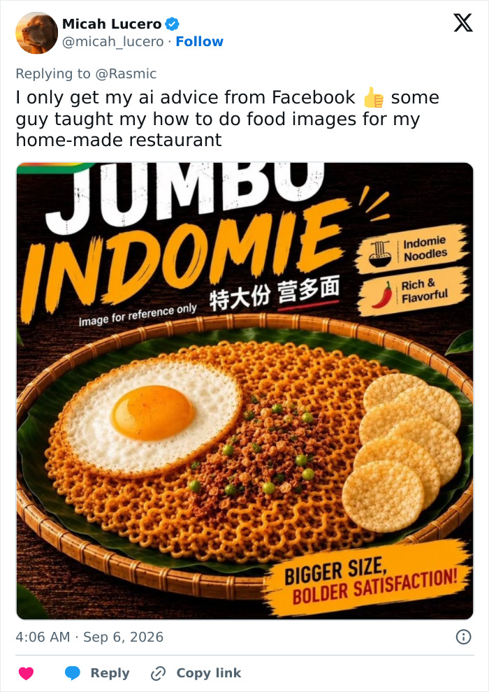 61 AI-Generated Food Photos Make Restaurant Dishes Look Strange Enough To Ruin Appetites 61 AI-Generated Food Photos Make Restaurant Dishes Look Strange Enough To Ruin Appetites