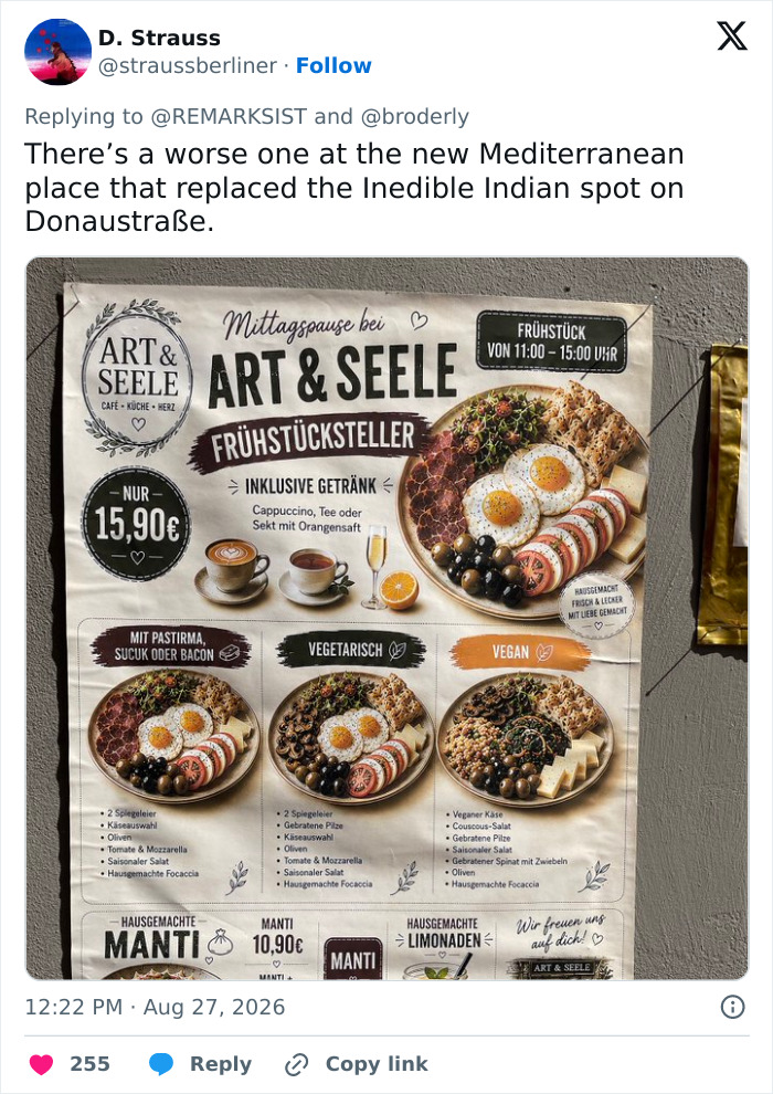 61 AI-Generated Food Photos Make Restaurant Dishes Look Strange Enough To Ruin Appetites 61 AI-Generated Food Photos Make Restaurant Dishes Look Strange Enough To Ruin Appetites