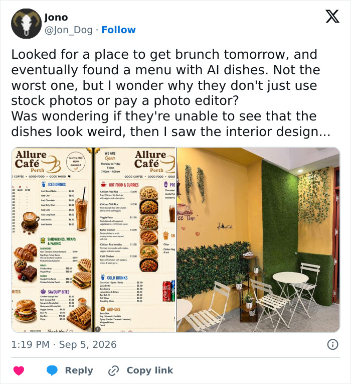 61 AI-Generated Food Photos Make Restaurant Dishes Look Strange Enough To Ruin Appetites 61 AI-Generated Food Photos Make Restaurant Dishes Look Strange Enough To Ruin Appetites