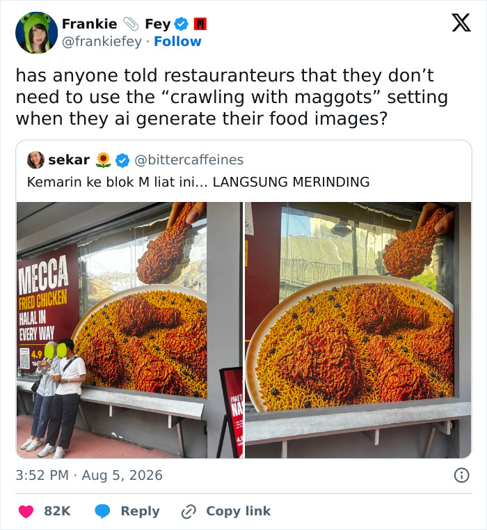 61 AI-Generated Food Photos Make Restaurant Dishes Look Strange Enough To Ruin Appetites 61 AI-Generated Food Photos Make Restaurant Dishes Look Strange Enough To Ruin Appetites