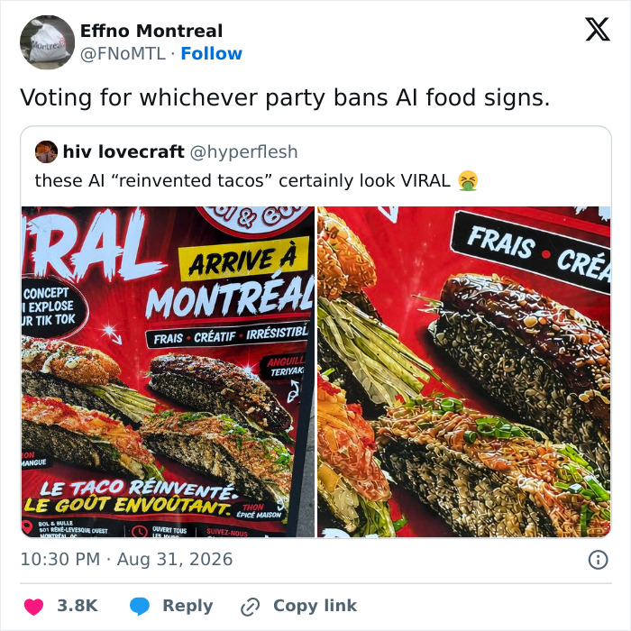 61 AI-Generated Food Photos Make Restaurant Dishes Look Strange Enough To Ruin Appetites 61 AI-Generated Food Photos Make Restaurant Dishes Look Strange Enough To Ruin Appetites