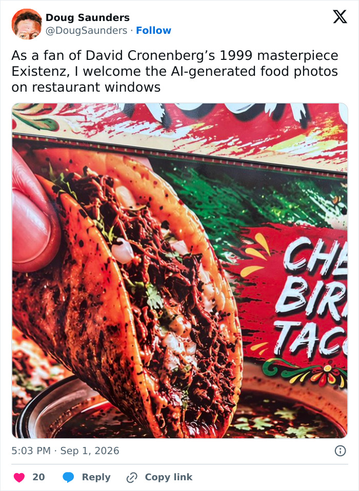 61 AI-Generated Food Photos Make Restaurant Dishes Look Strange Enough To Ruin Appetites 61 AI-Generated Food Photos Make Restaurant Dishes Look Strange Enough To Ruin Appetites