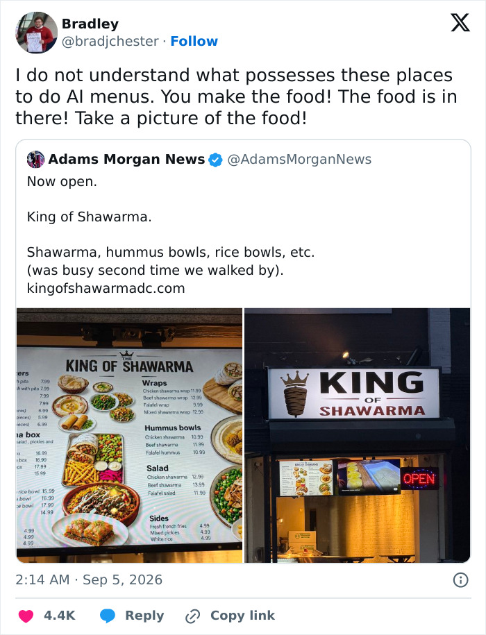 61 AI-Generated Food Photos Make Restaurant Dishes Look Strange Enough To Ruin Appetites 61 AI-Generated Food Photos Make Restaurant Dishes Look Strange Enough To Ruin Appetites