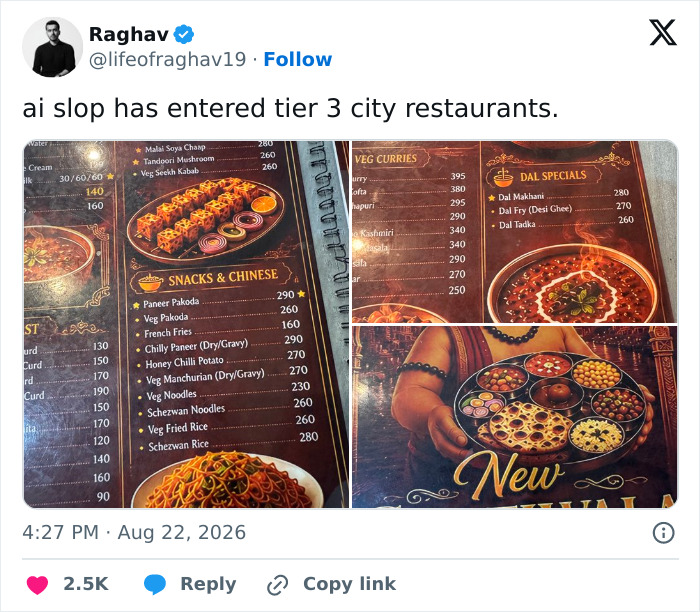 61 AI-Generated Food Photos Make Restaurant Dishes Look Strange Enough To Ruin Appetites 61 AI-Generated Food Photos Make Restaurant Dishes Look Strange Enough To Ruin Appetites