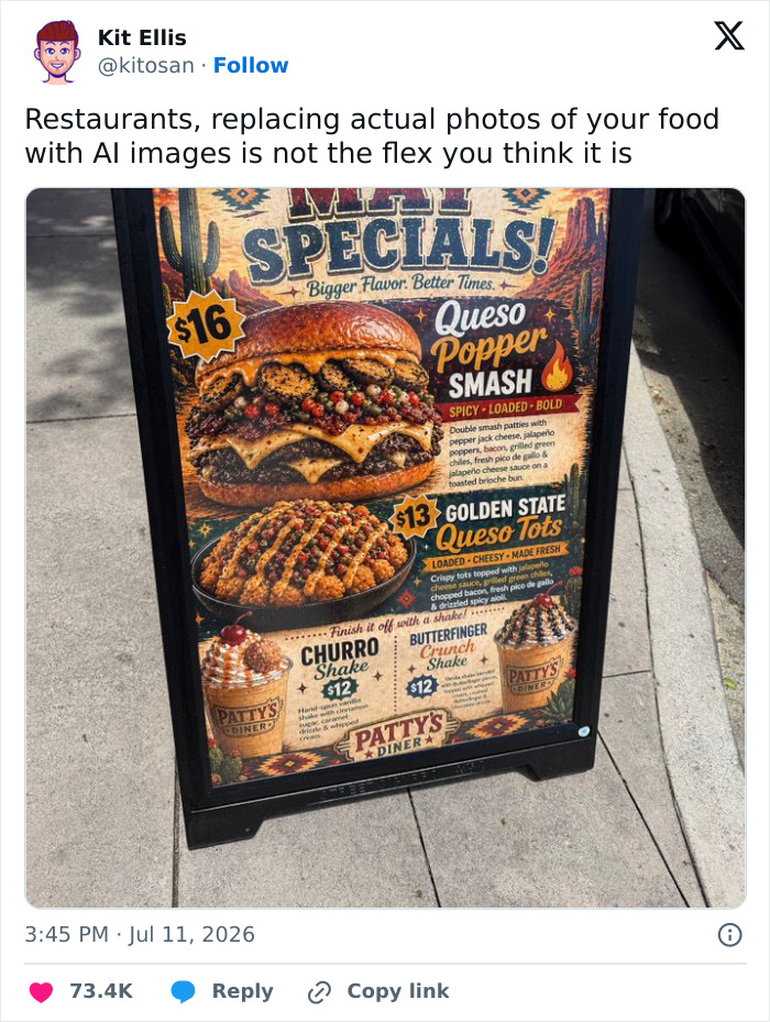 61 AI-Generated Food Photos Make Restaurant Dishes Look Strange Enough To Ruin Appetites 61 AI-Generated Food Photos Make Restaurant Dishes Look Strange Enough To Ruin Appetites