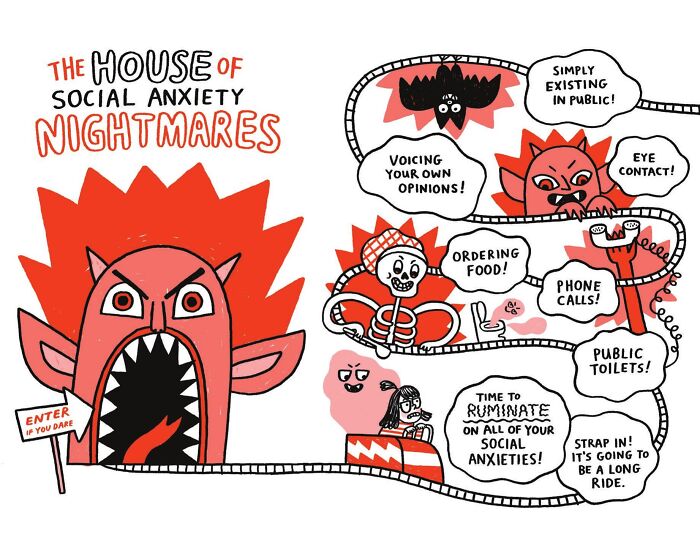 ‘Anxietyland’: 30 Clever Illustrations By This Artist That Turn Mental Health Struggles Into An Amusement Park ‘Anxietyland’: 30 Clever Illustrations By This Artist That Turn Mental Health Struggles Into An Amusement Park