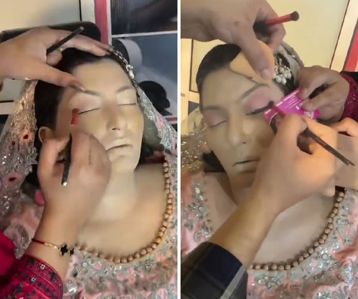 This Woman’s Dramatic Wedding Day Transformation Went Viral, But The Cultural Implications Have Sparked Heated Backlash This Woman’s Dramatic Wedding Day Transformation Went Viral, But The Cultural Implications Have Sparked Heated Backlash
