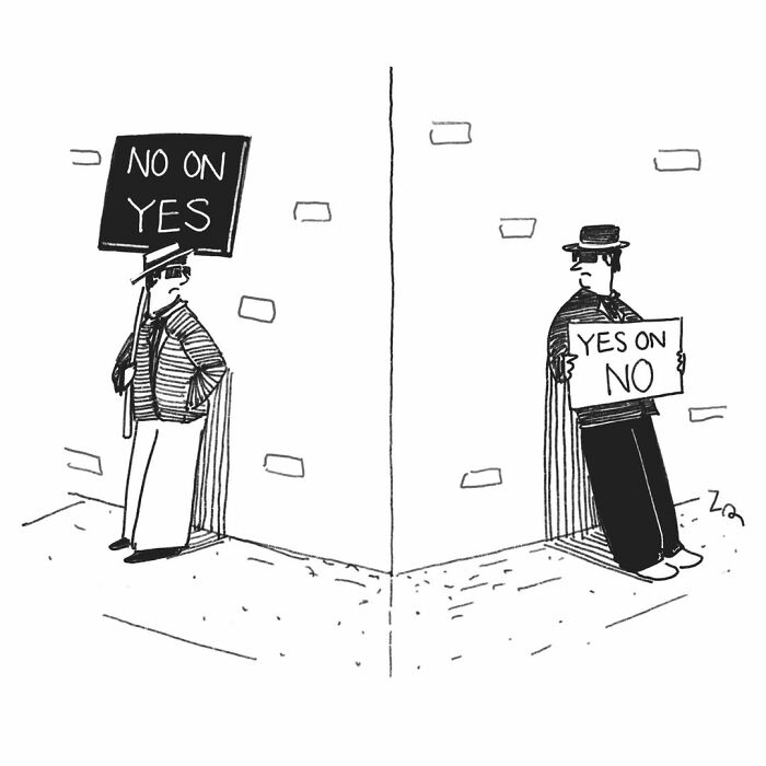 From Absurd Observations To Dark Punchlines: 45 New Single-Panel Cartoons By Zack Rhodes From Absurd Observations To Dark Punchlines: 45 New Single-Panel Cartoons By Zack Rhodes