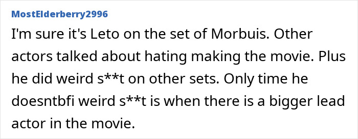 Actress Calls To Cancel Method Acting After Co-Star’s Appalling On-Set Behavior Left Her In Complete Disbelief Actress Calls To Cancel Method Acting After Co-Star’s Appalling On-Set Behavior Left Her In Complete Disbelief