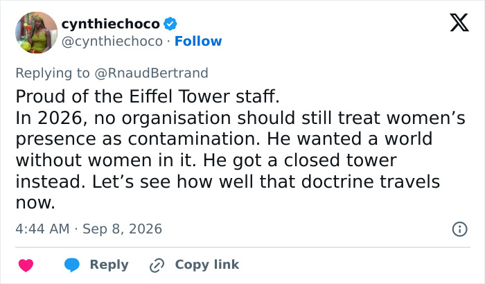 Eiffel Tower Closed Amid Outrage After Visiting Hindu Guru Demands Women Be “Made Invisible” And Management Complies