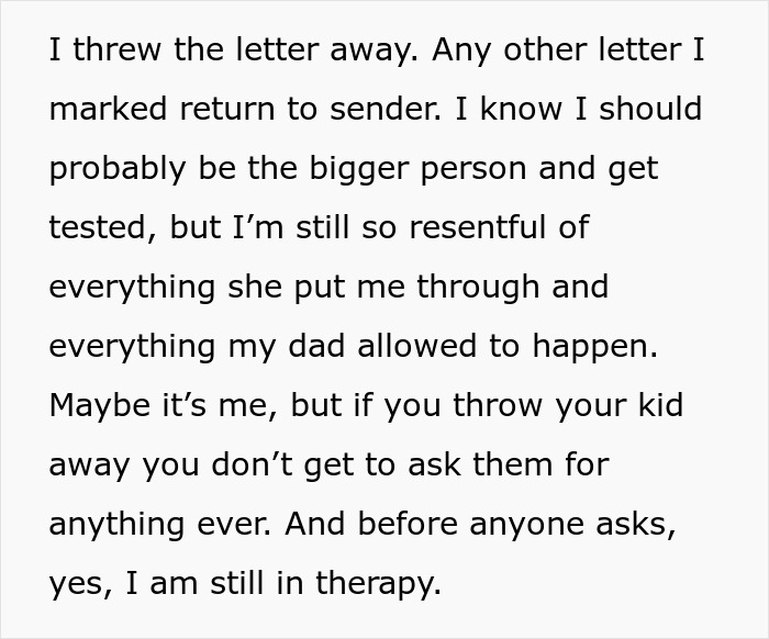 34YO Refuses To Test As Bone Marrow Match For Estranged Dad&rsquo;s Wife, Remembers Being Kicked Out At 16
