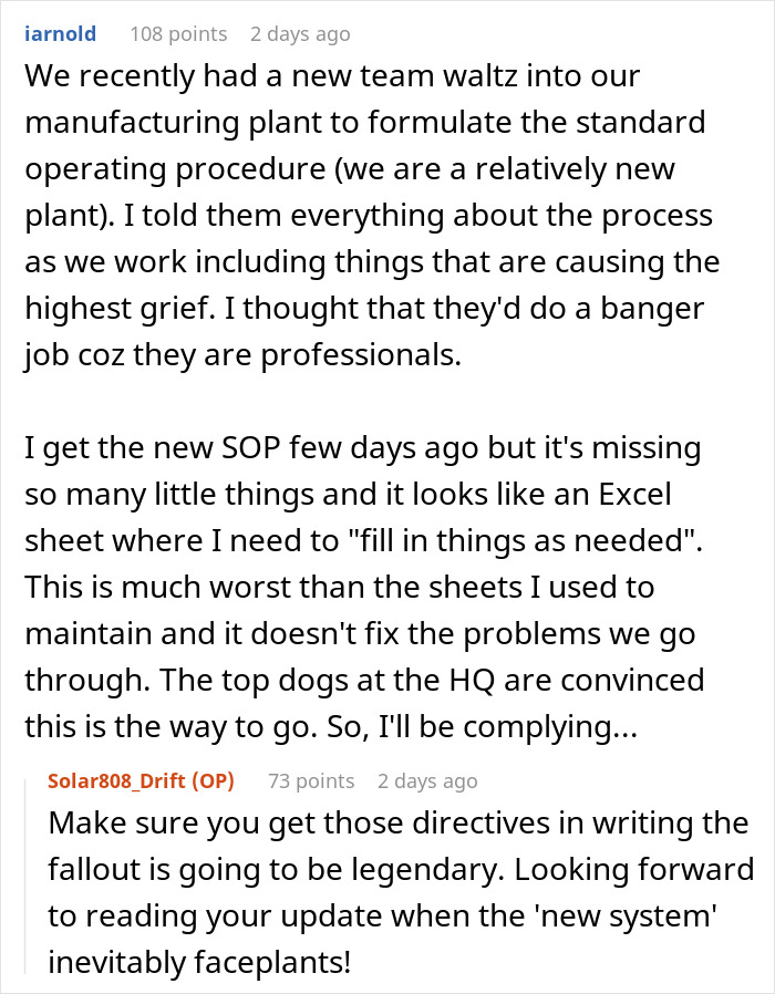Supervisor Says Follow Machine Repairs By The Book, Regrets It As Employee Complies Maliciously
