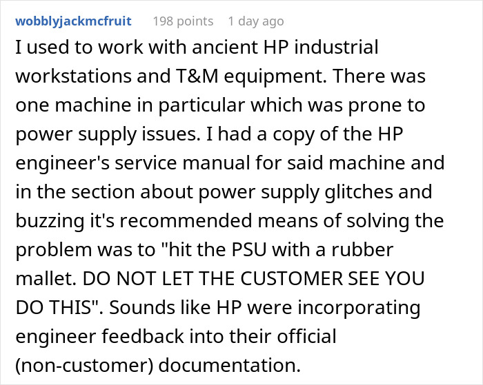 Supervisor Says Follow Machine Repairs By The Book, Regrets It As Employee Complies Maliciously