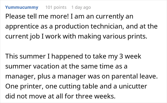Supervisor Says Follow Machine Repairs By The Book, Regrets It As Employee Complies Maliciously