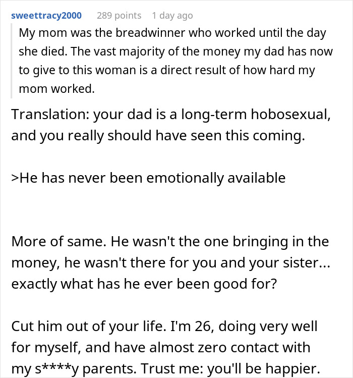 Widowed Dad Remarries Within 6 Months, Sends Daughters A Legal Letter Cutting Them Out Of The Will Widowed Dad Remarries Within 6 Months, Sends Daughters A Legal Letter Cutting Them Out Of The Will