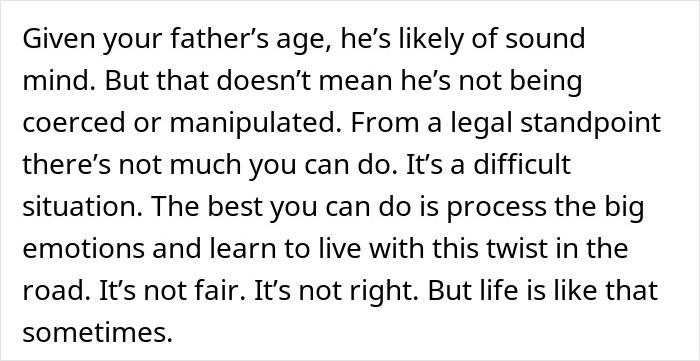 Widowed Dad Remarries Within 6 Months, Sends Daughters A Legal Letter Cutting Them Out Of The Will Widowed Dad Remarries Within 6 Months, Sends Daughters A Legal Letter Cutting Them Out Of The Will
