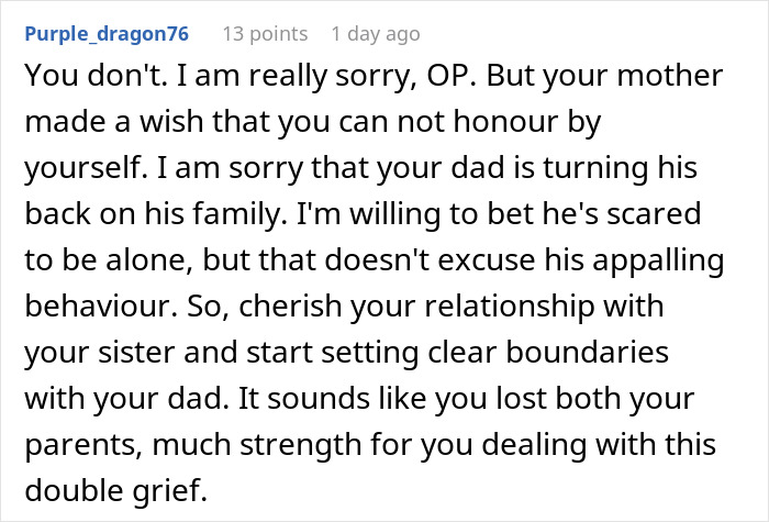 Widowed Dad Remarries Within 6 Months, Sends Daughters A Legal Letter Cutting Them Out Of The Will Widowed Dad Remarries Within 6 Months, Sends Daughters A Legal Letter Cutting Them Out Of The Will