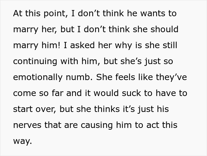Bride Plans A Forever With A Guy Who Proposed With A String, BFF Is Running Out Of Ways To Say “Run” Bride Plans A Forever With A Guy Who Proposed With A String, BFF Is Running Out Of Ways To Say “Run”