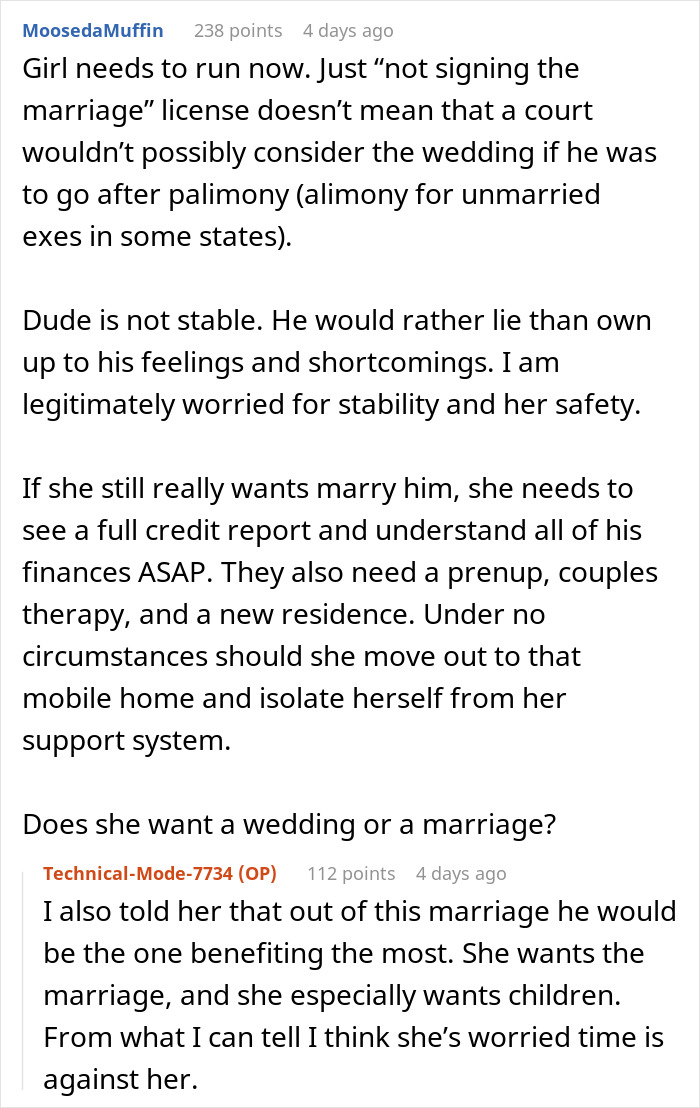 Bride Plans A Forever With A Guy Who Proposed With A String, BFF Is Running Out Of Ways To Say “Run” Bride Plans A Forever With A Guy Who Proposed With A String, BFF Is Running Out Of Ways To Say “Run”