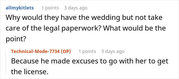 Bride Plans A Forever With A Guy Who Proposed With A String, BFF Is Running Out Of Ways To Say “Run” Bride Plans A Forever With A Guy Who Proposed With A String, BFF Is Running Out Of Ways To Say “Run”