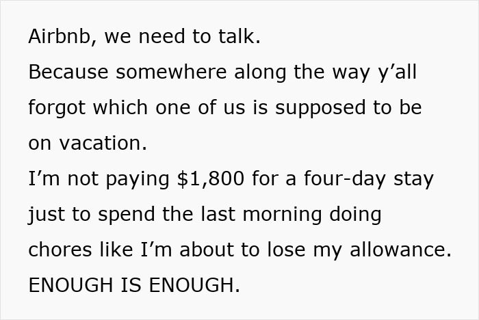 Airbnb Stay Sends Man Over The Edge As Hosts Have The Audacity As Large As The Universe Airbnb Stay Sends Man Over The Edge As Hosts Have The Audacity As Large As The Universe