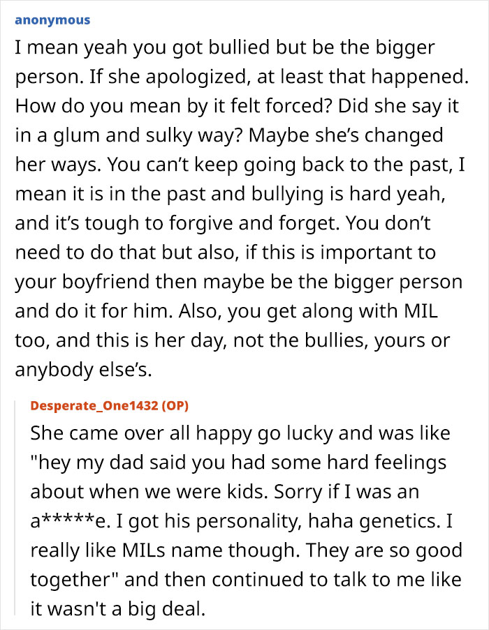Woman&rsquo;s Future Stepfather-In-Law Dismisses His Daughter&rsquo;s Bullying, Then Gets A Taste Of It Himself