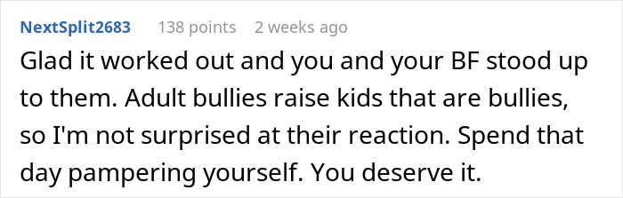 Woman&rsquo;s Future Stepfather-In-Law Dismisses His Daughter&rsquo;s Bullying, Then Gets A Taste Of It Himself