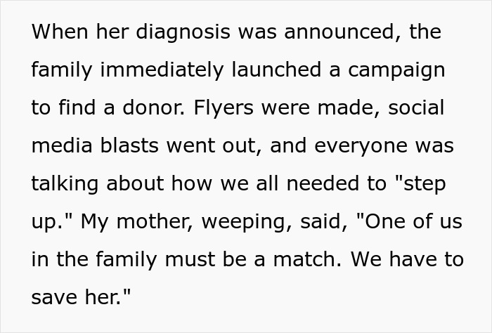 Woman Is Called A Monster For Refusing To Save Her Sister’s Life, Starts Questioning Her Decision Woman Is Called A Monster For Refusing To Save Her Sister’s Life, Starts Questioning Her Decision