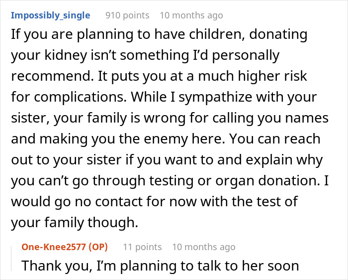 Woman Is Called A Monster For Refusing To Save Her Sister’s Life, Starts Questioning Her Decision Woman Is Called A Monster For Refusing To Save Her Sister’s Life, Starts Questioning Her Decision