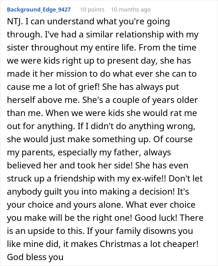 Woman Is Called A Monster For Refusing To Save Her Sister’s Life, Starts Questioning Her Decision Woman Is Called A Monster For Refusing To Save Her Sister’s Life, Starts Questioning Her Decision