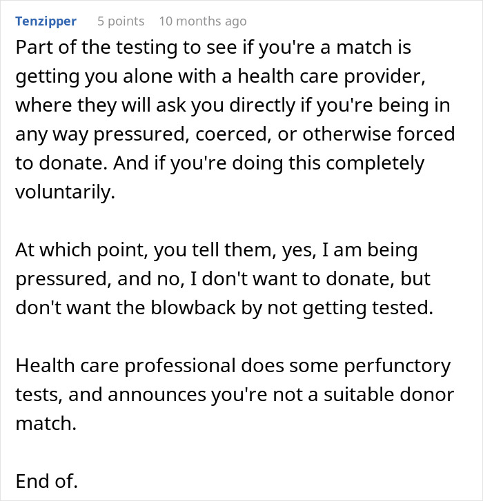 Woman Is Called A Monster For Refusing To Save Her Sister’s Life, Starts Questioning Her Decision Woman Is Called A Monster For Refusing To Save Her Sister’s Life, Starts Questioning Her Decision