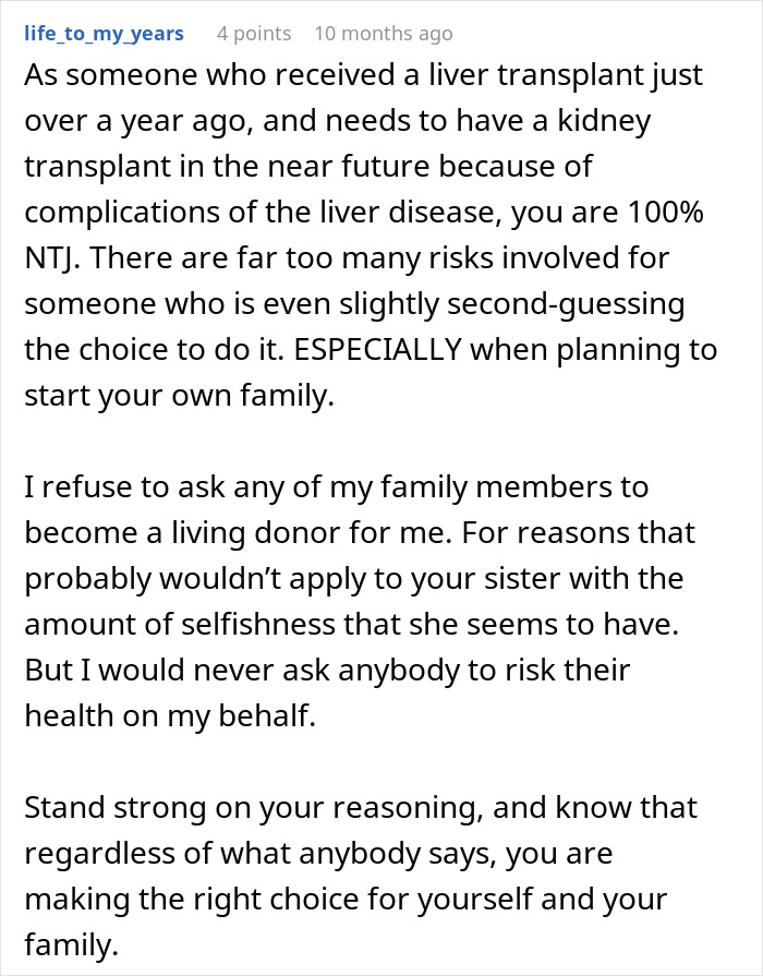 Woman Is Called A Monster For Refusing To Save Her Sister’s Life, Starts Questioning Her Decision Woman Is Called A Monster For Refusing To Save Her Sister’s Life, Starts Questioning Her Decision
